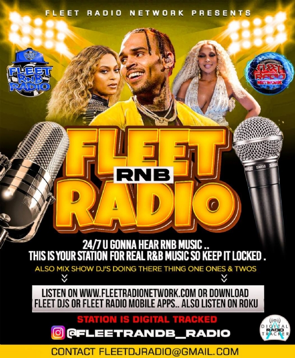 'NEW MUSIC ADDED DAILY" FLEET RNB RADIO