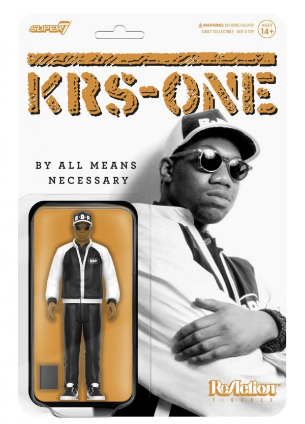 (((NOW AVAILABLE)))  KRS-ONE x SUPER 7 REACTION FIGURE! @super7