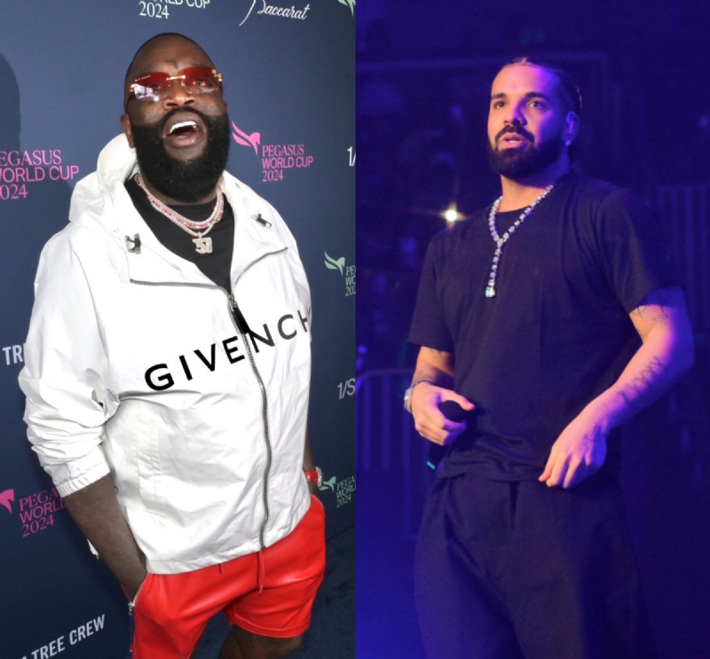 Rick Ross Responds To Drake's 'Push Ups' With 'Champagne
Moments', Says 'White Boy' Drake Under Went