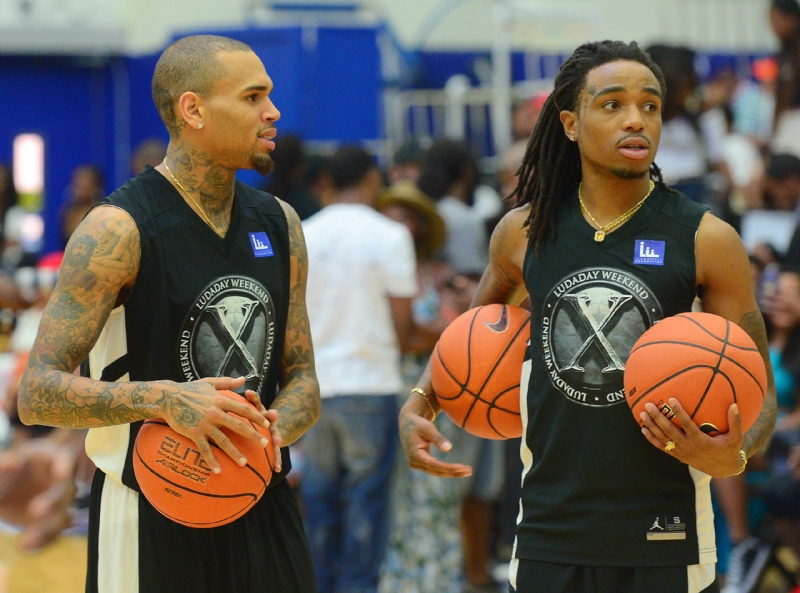 DJ Akademiks & Adin Ross Blown Away By Chris Brown's Quavo Diss Track