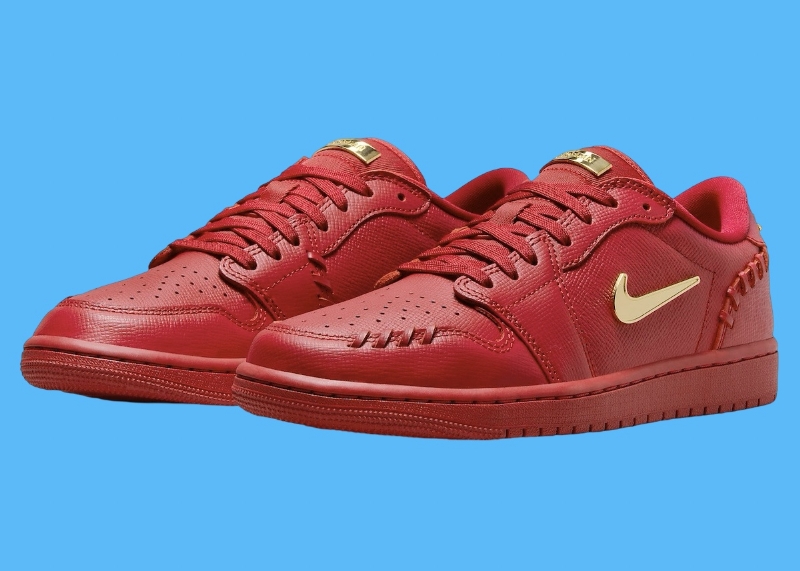 Air Jordan 1 Low Method of Make "Gym Red" Officially Revealed