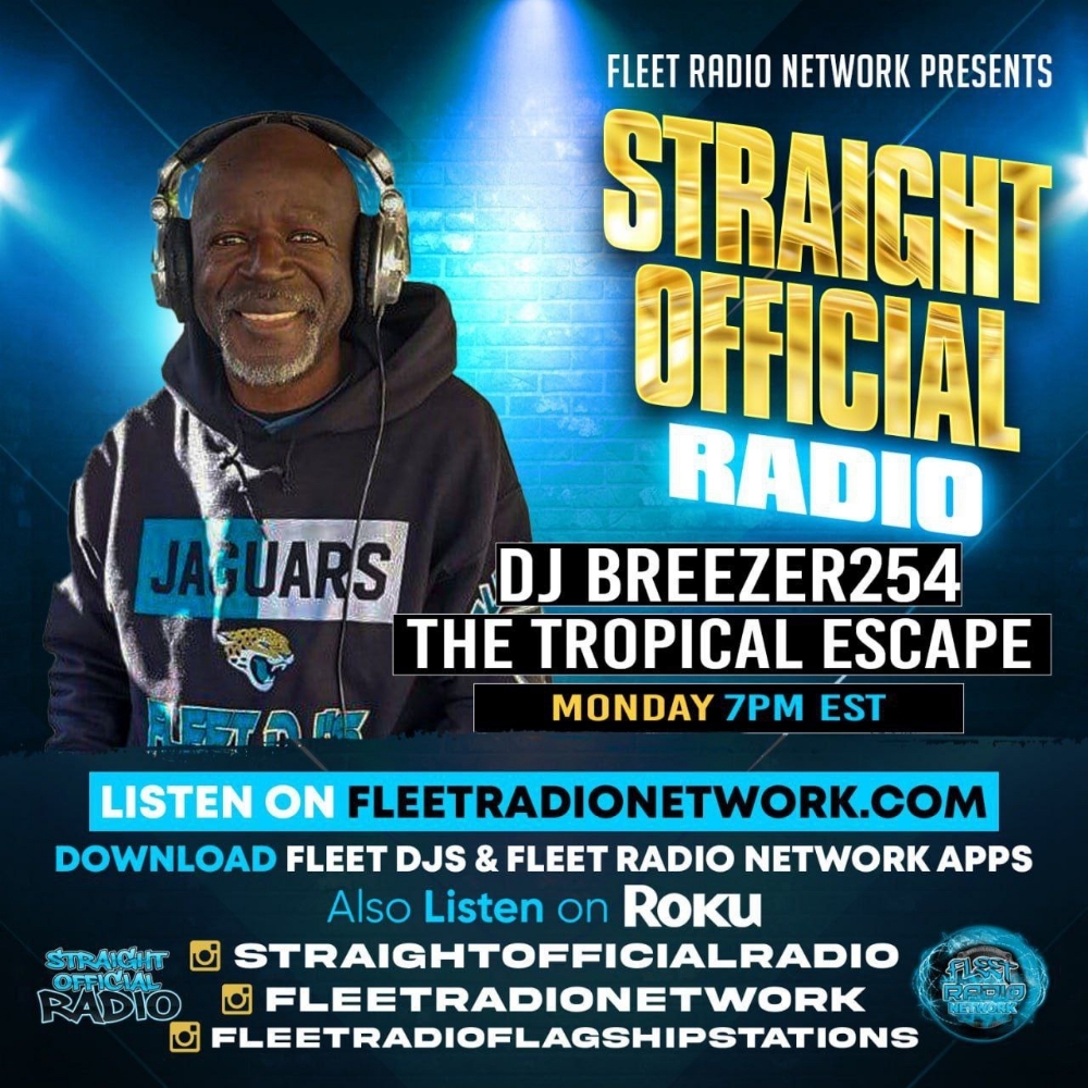 Check Out The Tropical Escape a/ DJ Breezer 254 @7PM On Straight Official