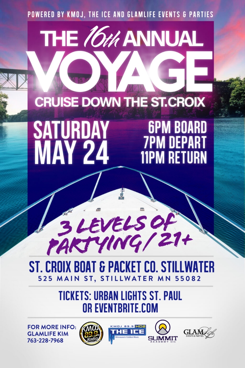 16th Annual KMOJ Boat Ride Cruise Down the St. Croix
