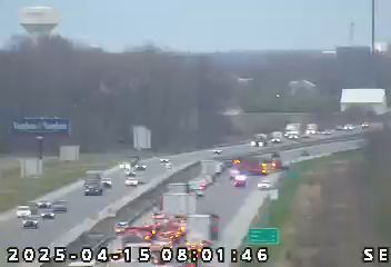 Vehicle fire closes all SB lanes on I-69