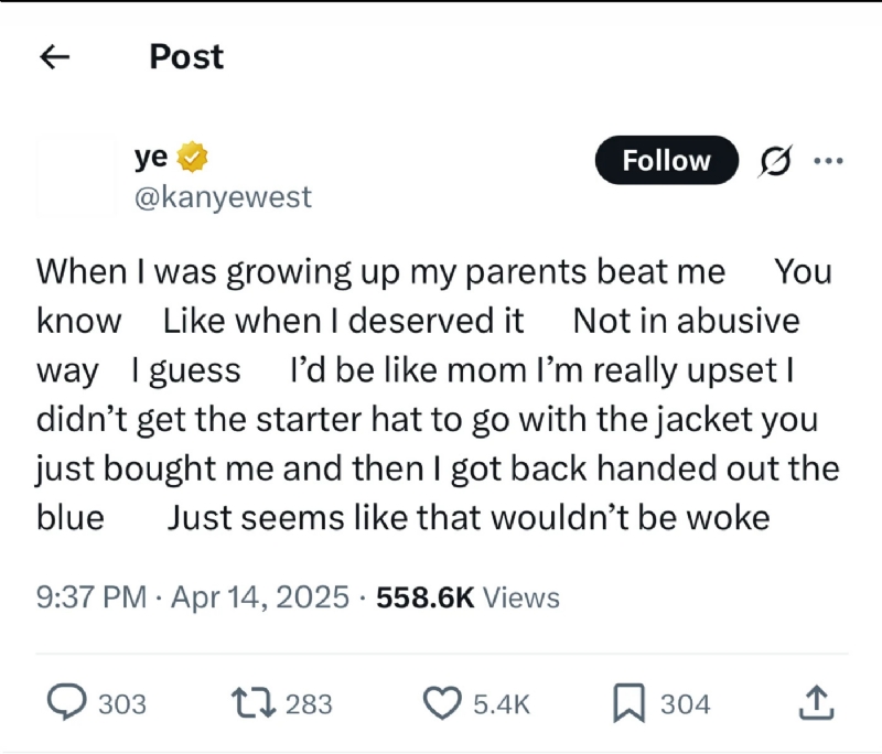 Kanye West Reveals His Parents Used To Beat Him