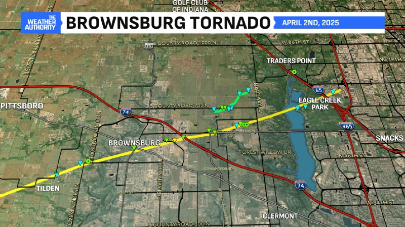 NWS confirms another tornado in Hendricks County