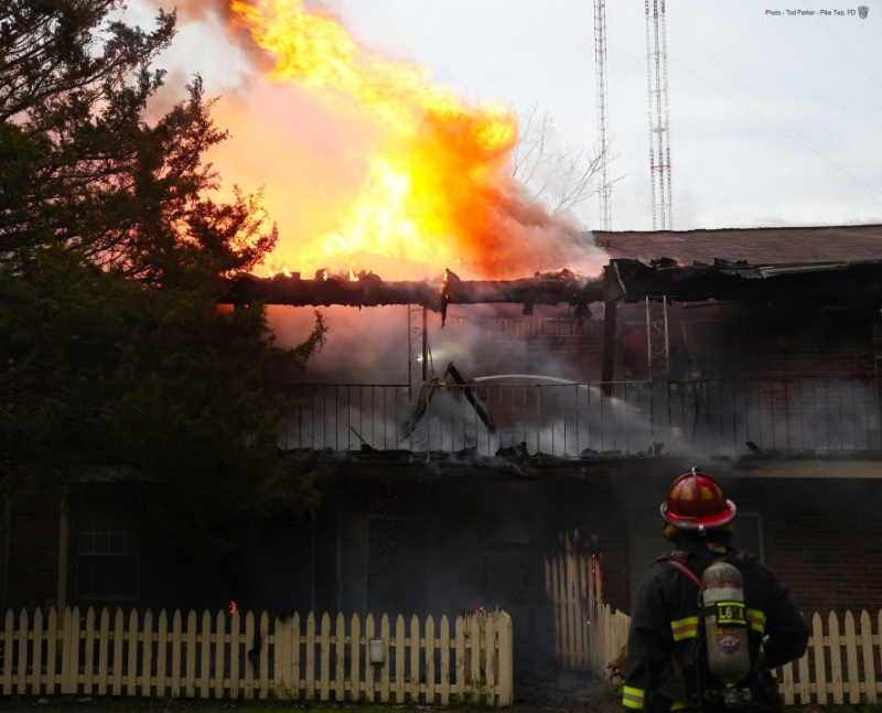 Several displaced after apartment fire in Pike Township