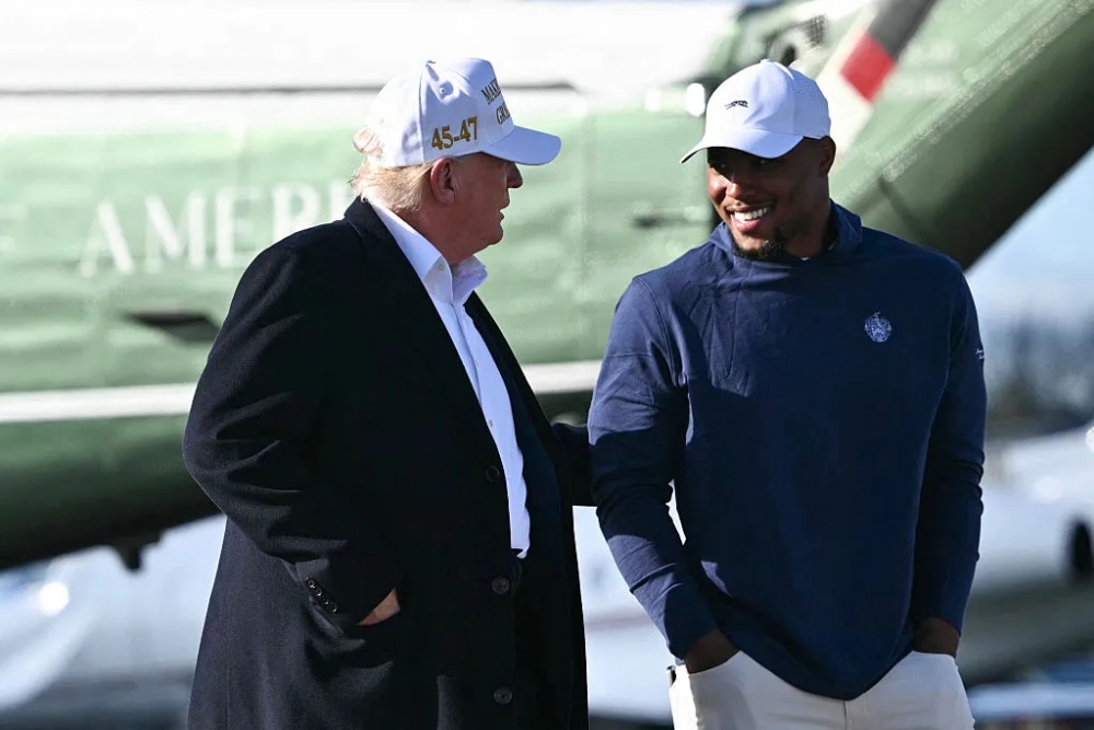 Saquon Barkley Defends Hanging Out With President Trump, Social Media Highly Upset