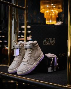 Hush Life Boutique Marks 10-Year Milestone With Exclusive Avia x Hush High Top 880 'Lavender Stone' 
