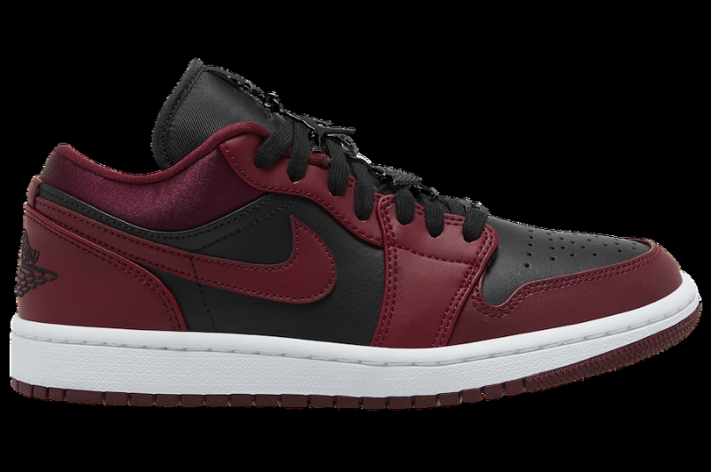 Air Jordan 1 Low Burgundy Comes With Jumpman Hangtag Photos