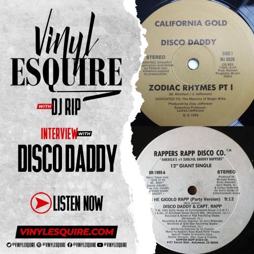 VINYL ESQUIRE:THE DJ PODCAST VINYL ESQUIRE INTERVIEWS DISCO...