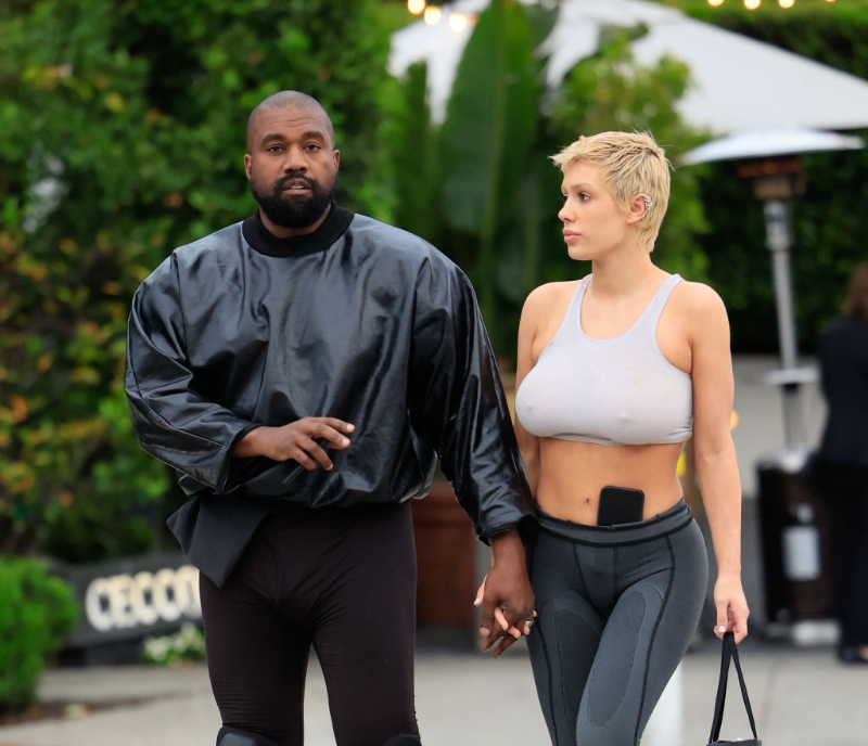 Kanye West & Bianca Censori Go Out For Dinner In West Hollywood