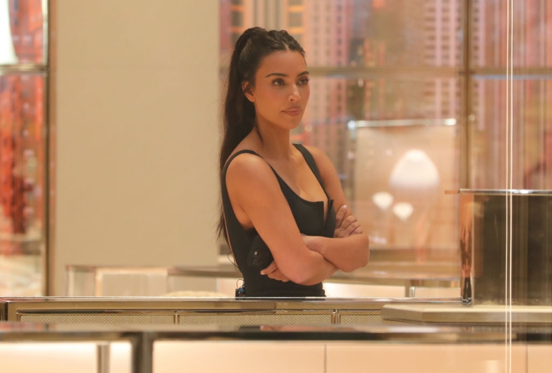 Kim Kardashian And North West Watch Lakers Loss