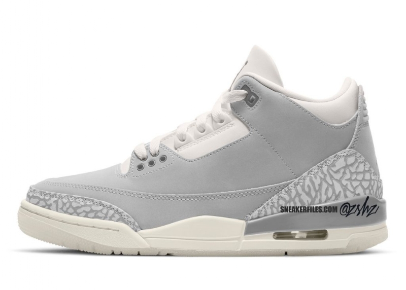 Air Jordan 3 Craft "Grey Mist" Rumored For 2024