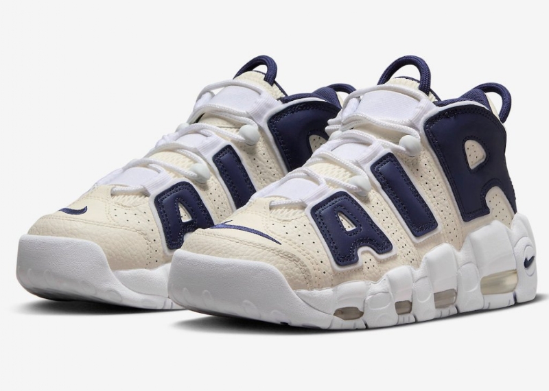 Nike Air More Uptempo Revealed In "Coconut Milk" And "Navy" Colorway