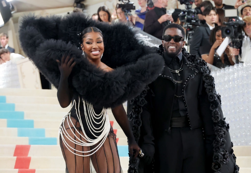 'Mr. & Mrs. Act Bad'-Diddy & Yung Miami Kick It Courtside After Chanel Shopping Spree Skit & Single 