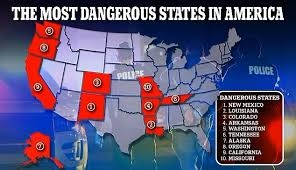 WORLD & NATIONAL NEWS WEDNESDAY: The 10 Most Dangerous States in America