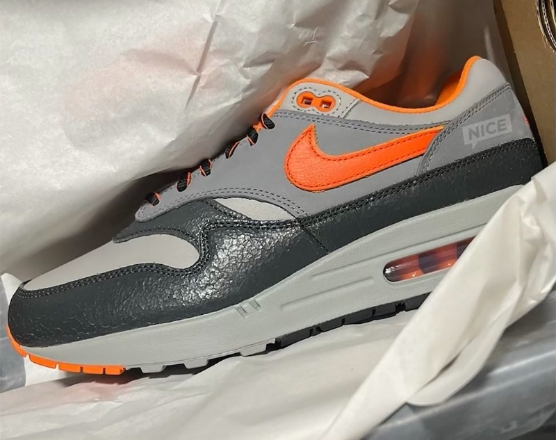 Nike Air Max 1 x HUF "Brilliant Orange" Gets A First Look