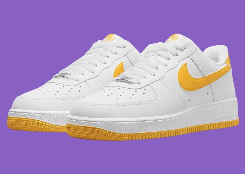 Nike Air Force 1 Low "White/University Gold" Release Details