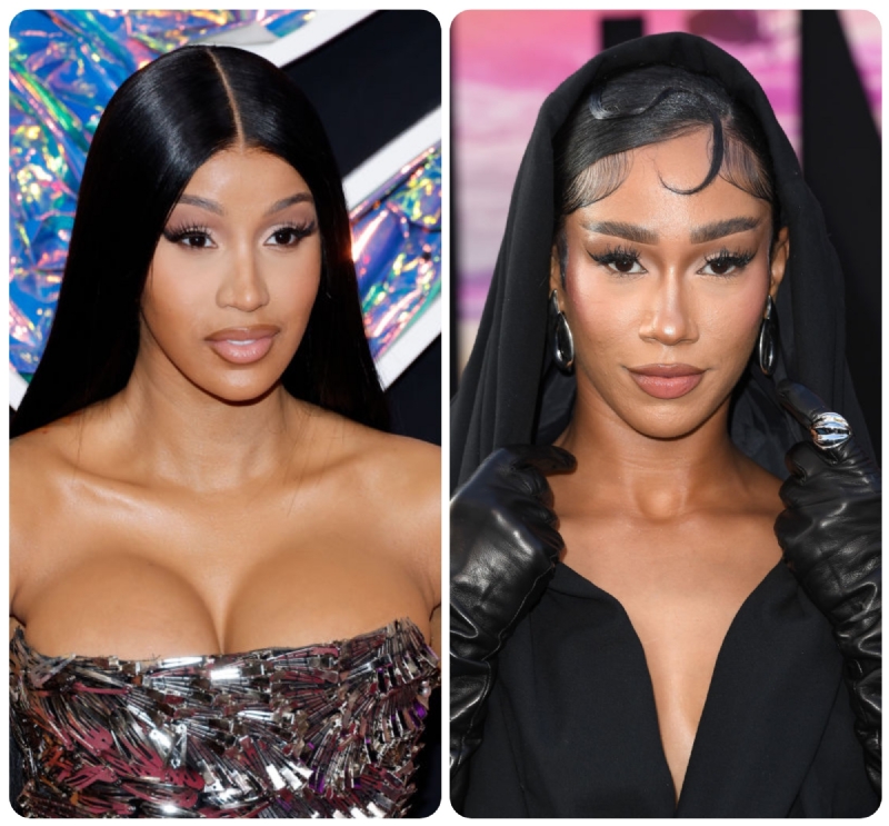 'Whole Lotta' Messy Beef Brewing: Dueling Doppelgängers Cardi B & Bia Trade 'Wanna Be' Shade Over Ba