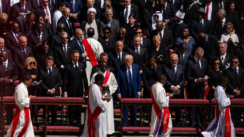 Trump Posts an Image of Himself as Pope
