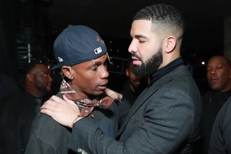Travis Scott Celebrates Birthday With Drake's "Nokia"