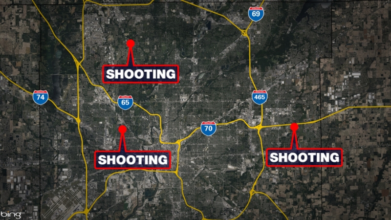 IMPD investigating three late-night shootings across Indianapolis