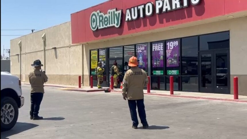 Suspicious package found at an O'Reilly store in Calexico