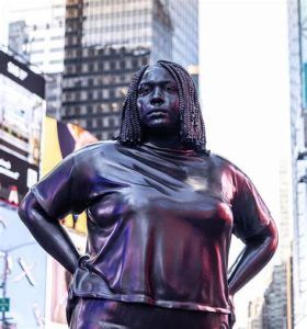 New Times Square Statue of Black Woman Sparks Praise and Controversy