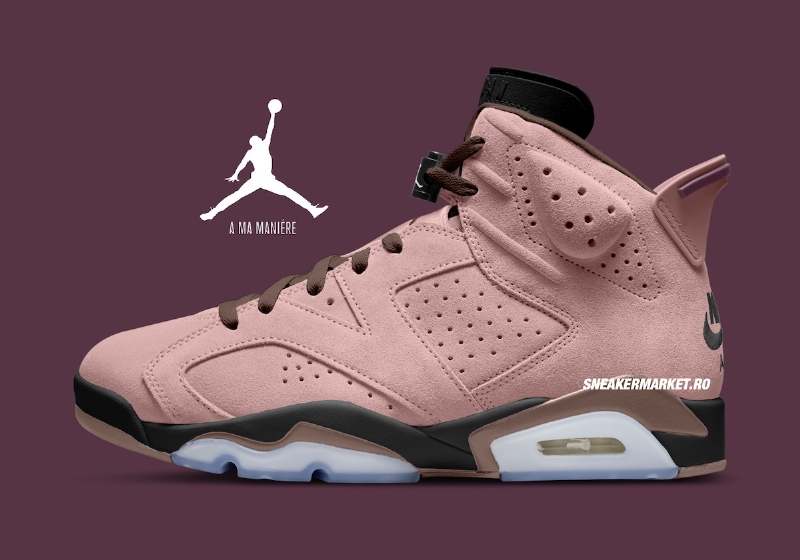 A Ma Maniere Dresses The Air Jordan 6 In "Smokey Mauve"