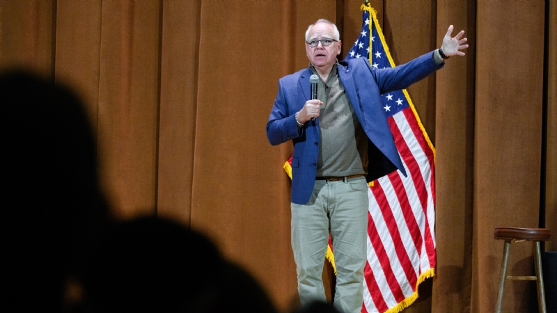 Walz to Speak at 2 Democratic Events, as Jockeying for 2028 Begins