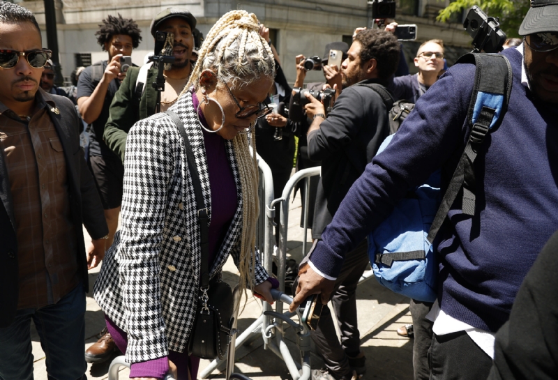 Misa Hylton Shows Up To Support Diddy At Trial With A Walker