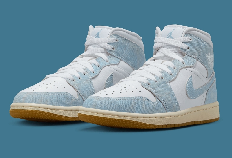 Air Jordan 1 Mid "Denim" Brings Casual Vibes