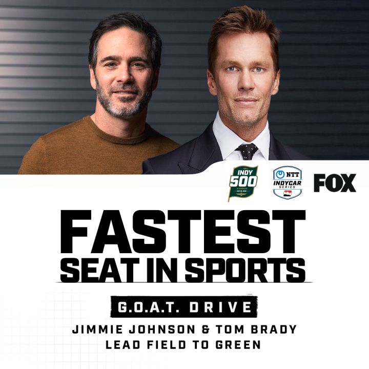 Tom Brady to ride in 'Fastest Seat in Sports' in vehicle driven by Jimmie Johnson ahead of Indy 500