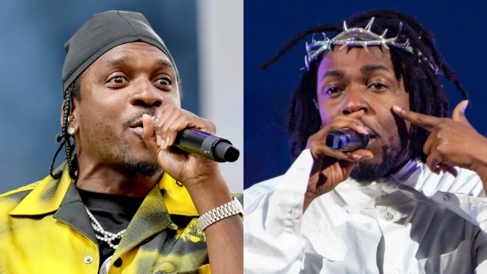 Pusha T Spotted Vibing At Kendrick Lamar Concert