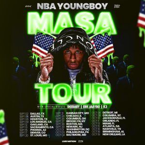 NBA YoungBoy Announces First-Ever Headlining Tour, the 'MASA TOUR'