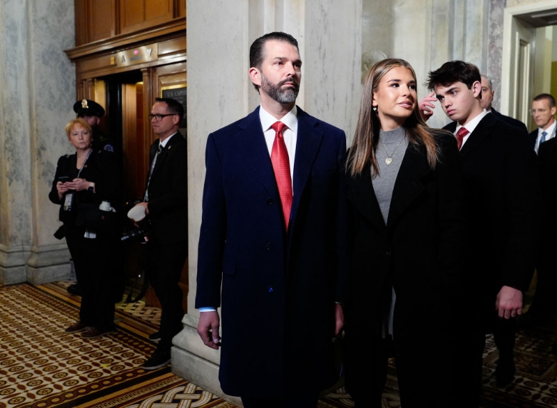 Donald Trump Jr. Wastes No Time Pushing Conspiracy Theories About Former President Joe Biden's Prost
