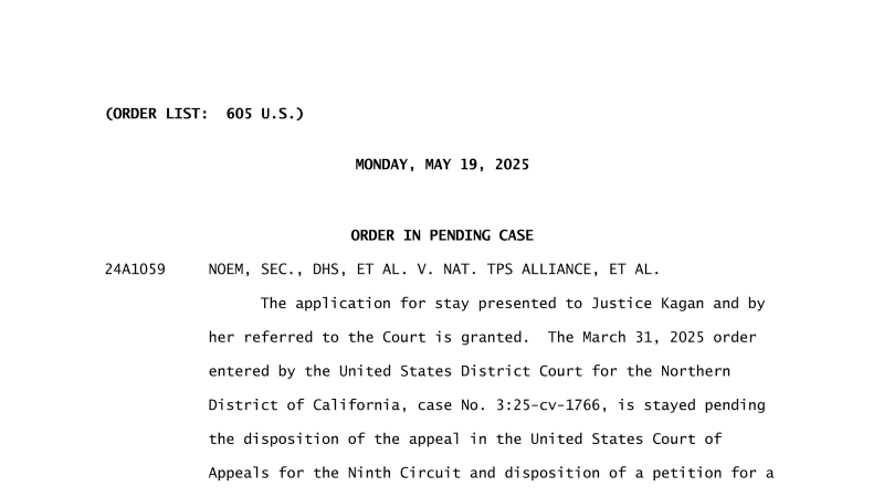 The Supreme Court Order