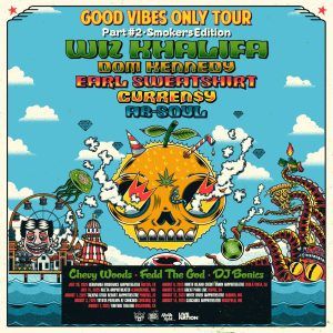 Wiz Khalifa Unveils 'Good Vibes Only Tour: Smoker's Edition' With Star-Studded Lineup