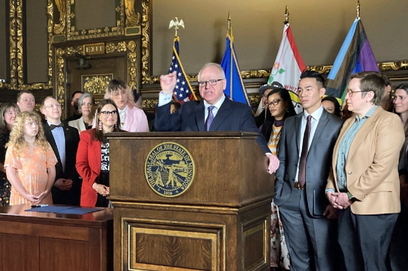 Abandoning trans people 'a mistake' for Democrats, says Kamala running mate Tim Walz