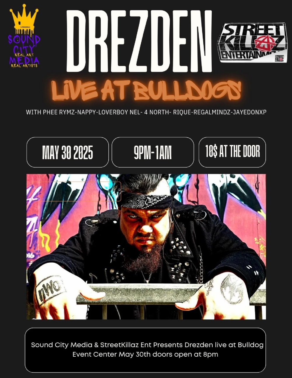 Ok so Jon Drezden live at Bulldog Event Center June 13th
