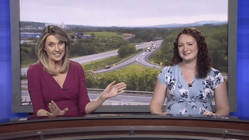 Viral moment: TV anchor Olivia Jaquith, formerly of NBC6, delivers morning news after water breaks