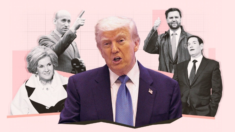 Donald Trump has learnt from his mistakes. Only the most loyal are allowed in