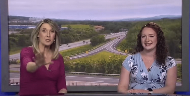'Breaking news!' TV anchor goes into labor while on air