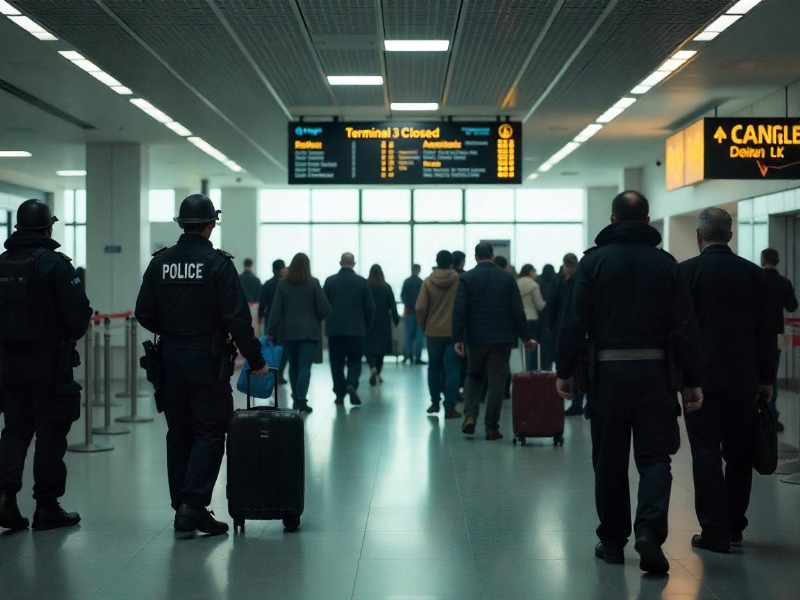 Big Breaking News as UK Busiest Airport Heathrow International in Crisis, Terminal Three Bomb Threat