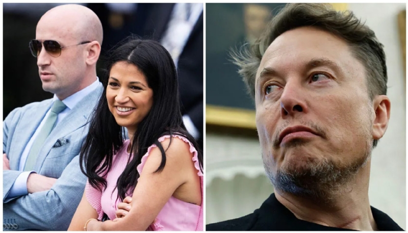 Stephen Miller's Wife Leaves White House To Work With Elon Musk, X Jokes He Lost His Wife To An Bill