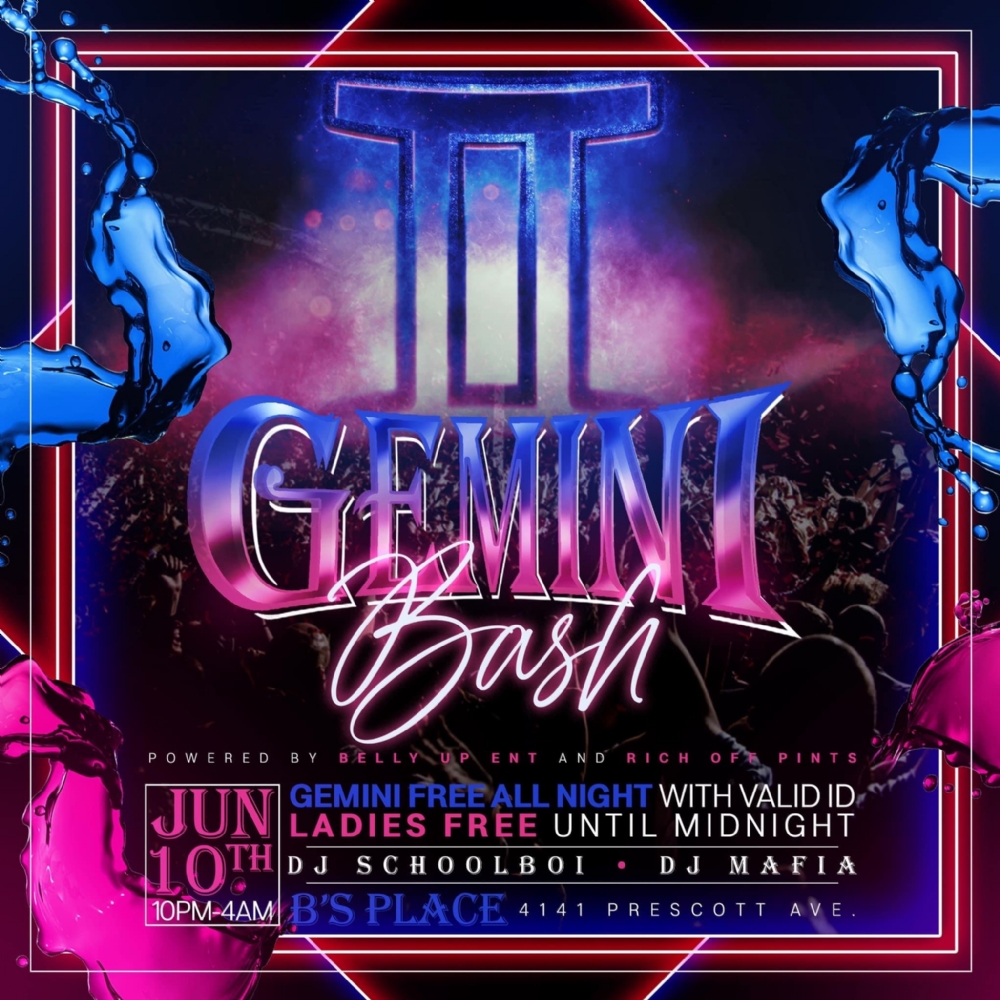 Belly Up Entertainment Presents "Gemini Bash"