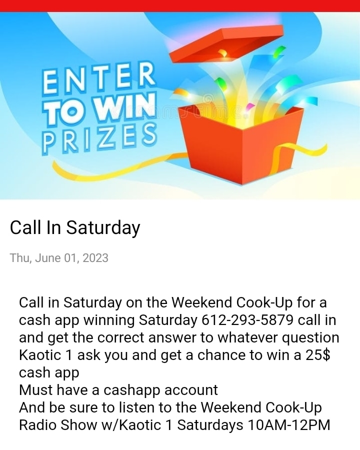 Cashapp Winning Saturday