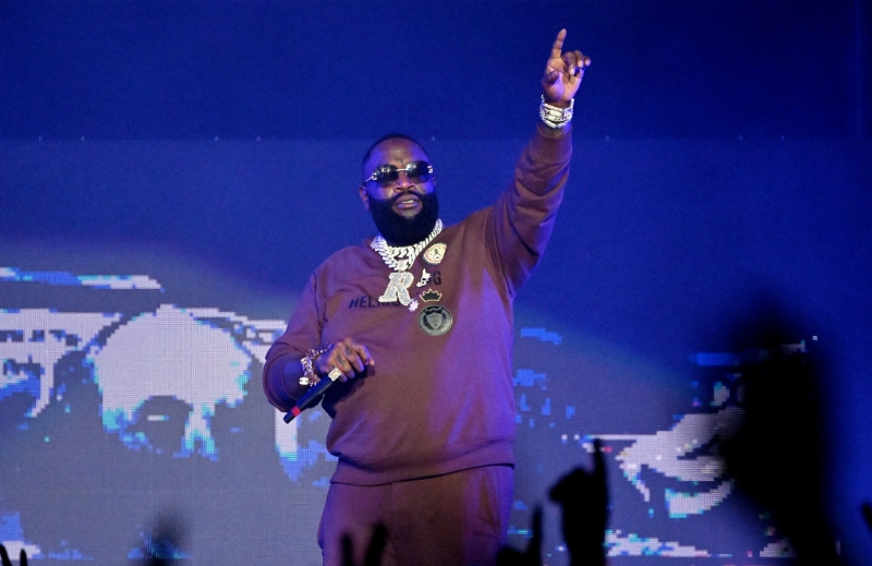 Rick Ross Links Up With Tyler, The Creator At Car Show
