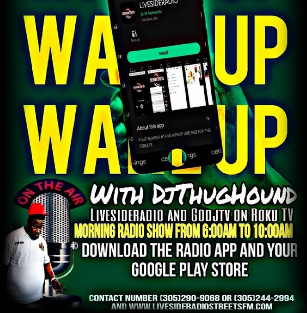 Wake up Radio Show with DjThugHound live